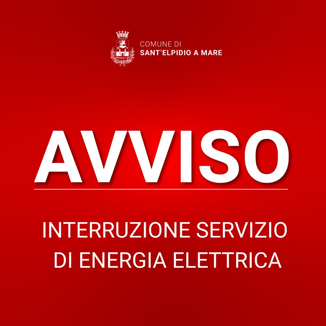 INTERRUZIONE SERVIZIO DI ENERGIA ELETTRICA